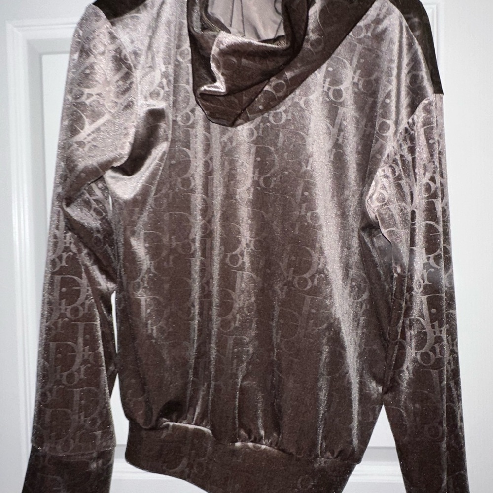 Dior one of one Monogram grey Hoodie and pants combo